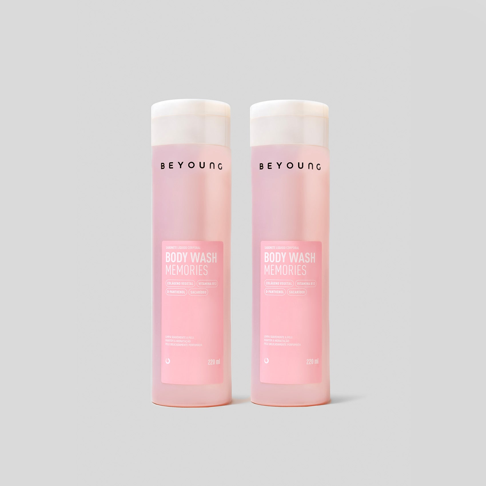Duo Sabonete Líquido Corporal com D-Panthenol + Colágeno Vegetal - Leve 2, Pague 1