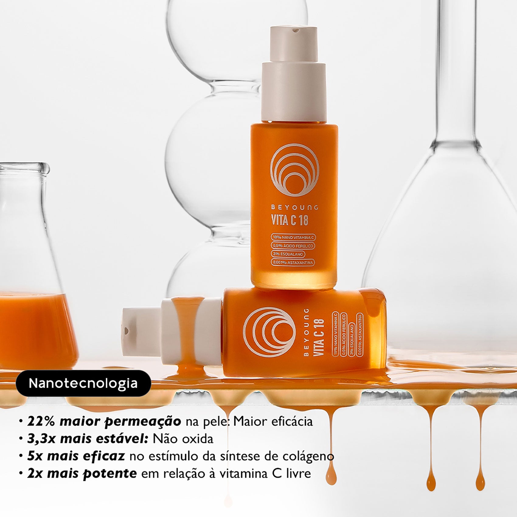 18% De Nano Vitamina C + 3% Esqualano