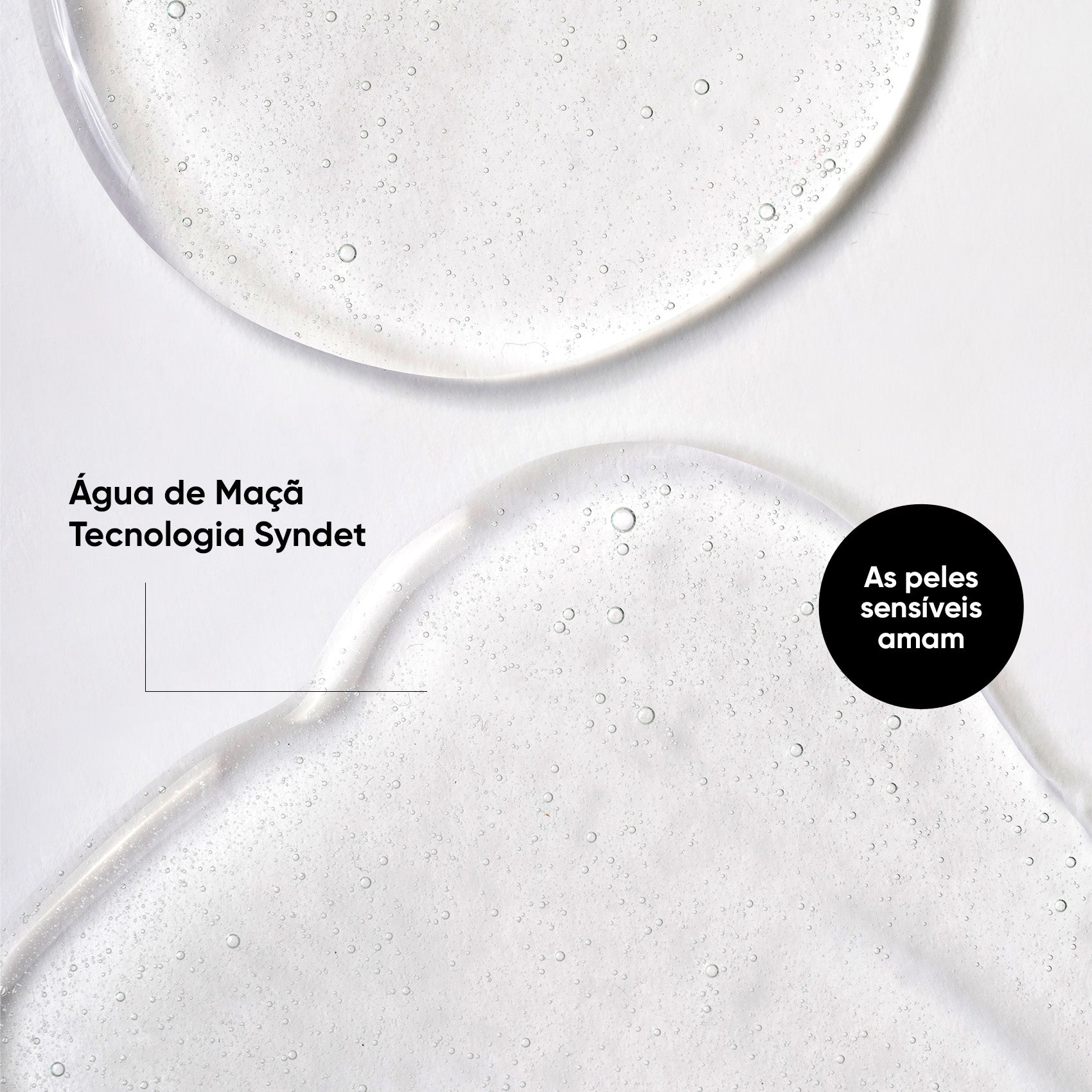 Gel de limpeza facial suave