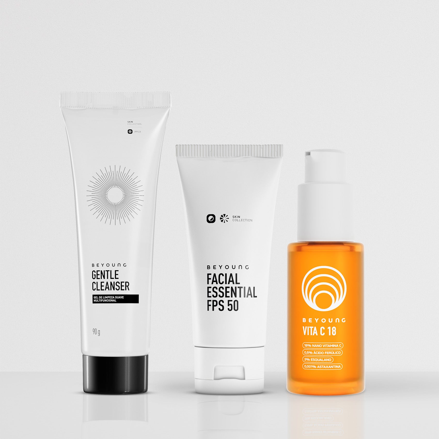 Kit Rotina Completa Vitamina C + Esqualano